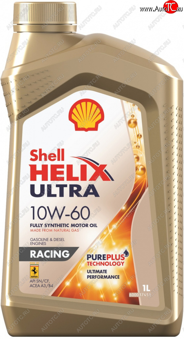 Масло моторное HELIX ULTRA RACING 10W60 A3B4SN синт.1л SHELL 550046411