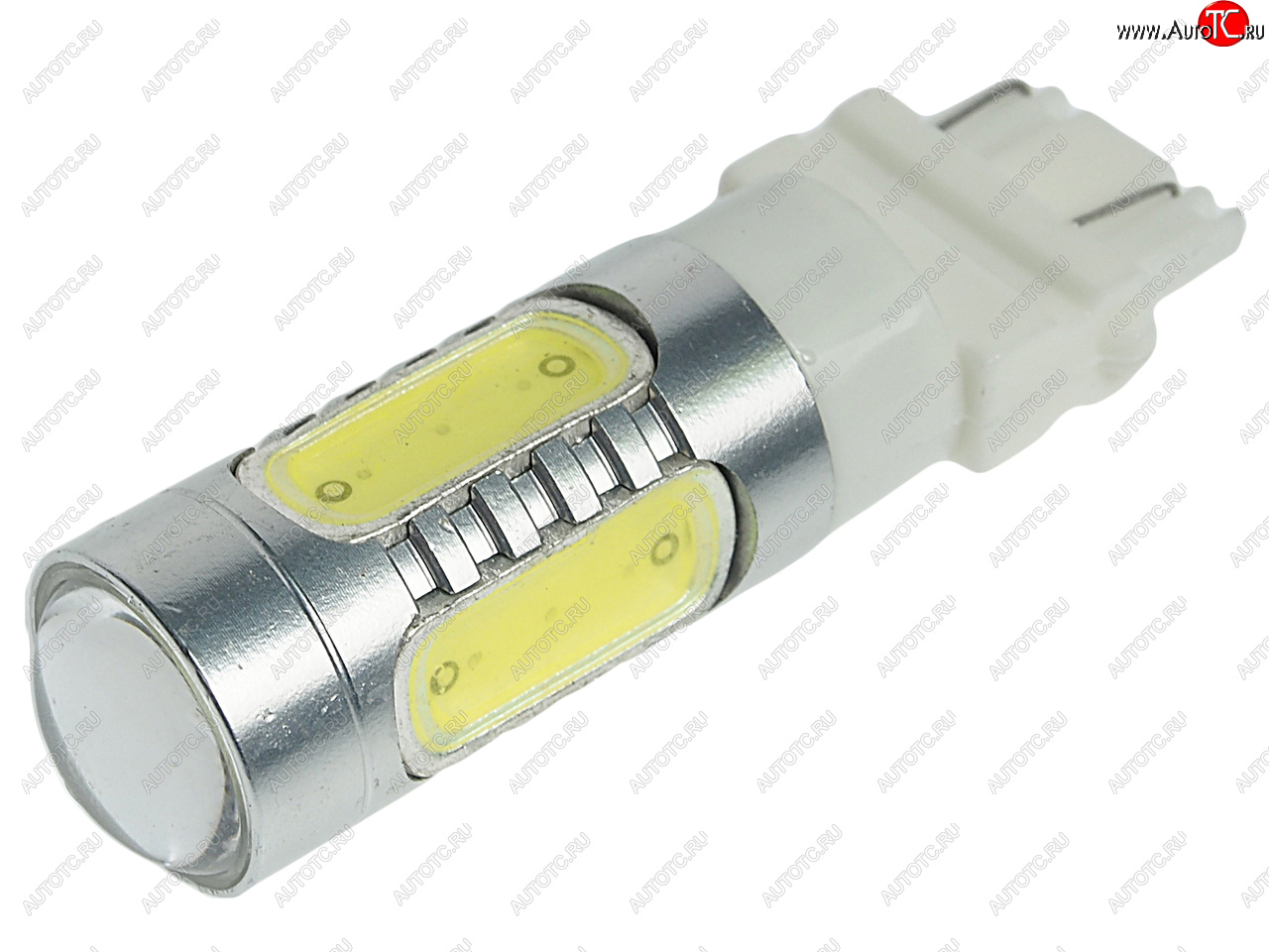 Лампа светодиодная 12V P21W BA15s 6000K 5 светодиодов MEGAPOWER 57374w