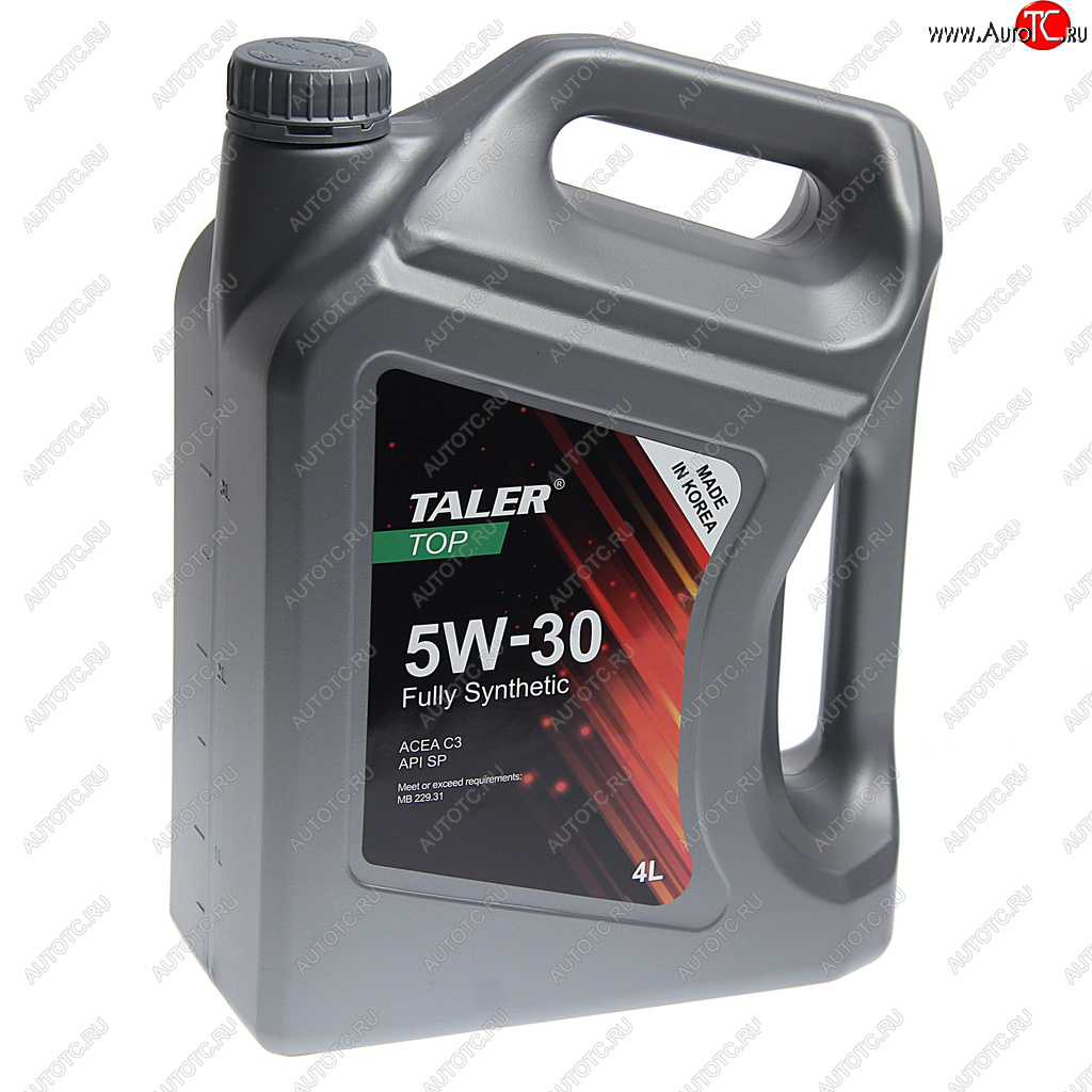 Масло моторное TOP C3 5W30 синт.4л TALER 700416