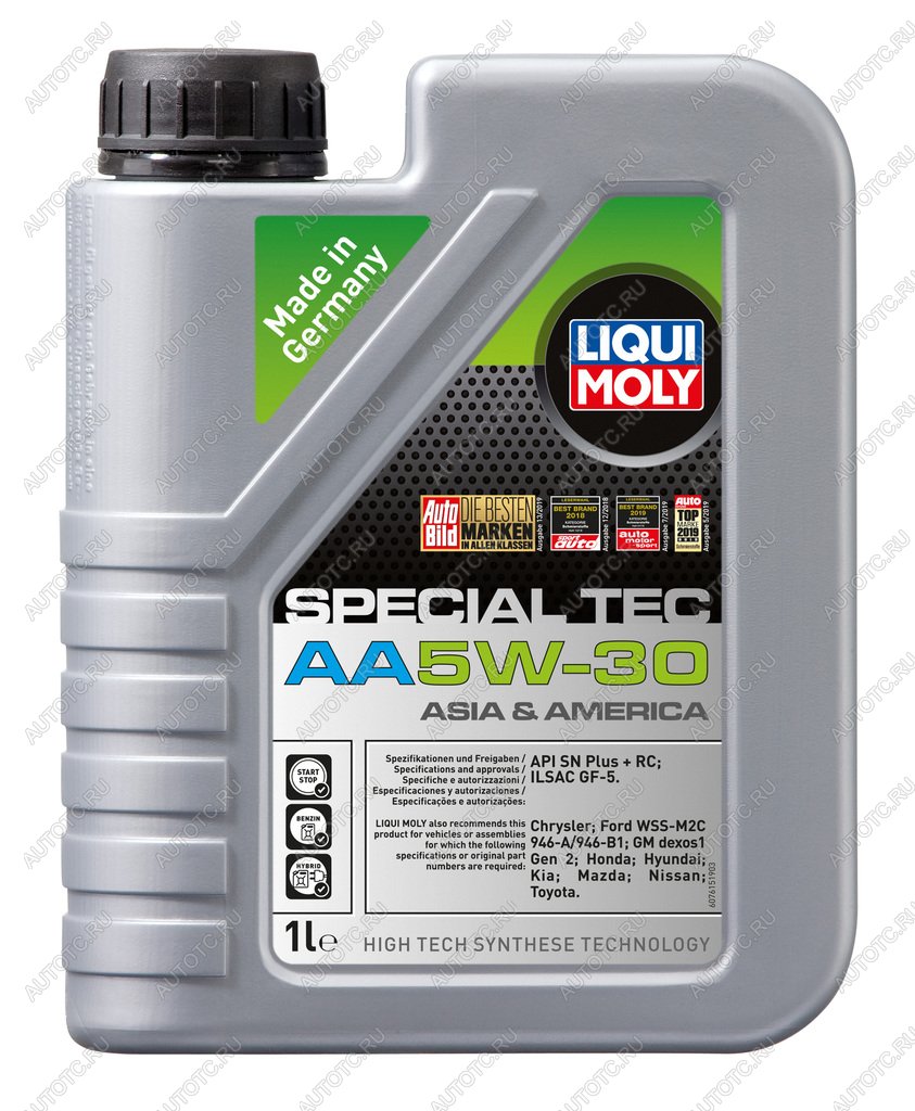 Масло моторное LEICHTLAUF SPECIAL AA HC-синт.1л 5W30 LIQUI MOLY 7615