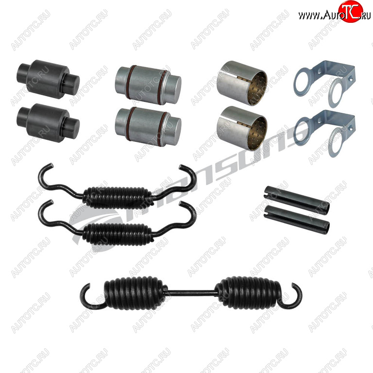 Ремкомплект ROR T,U,TH,TM колодок тормозных (пружины,пальцы,ролики,кольца) MANSONS 780.000
