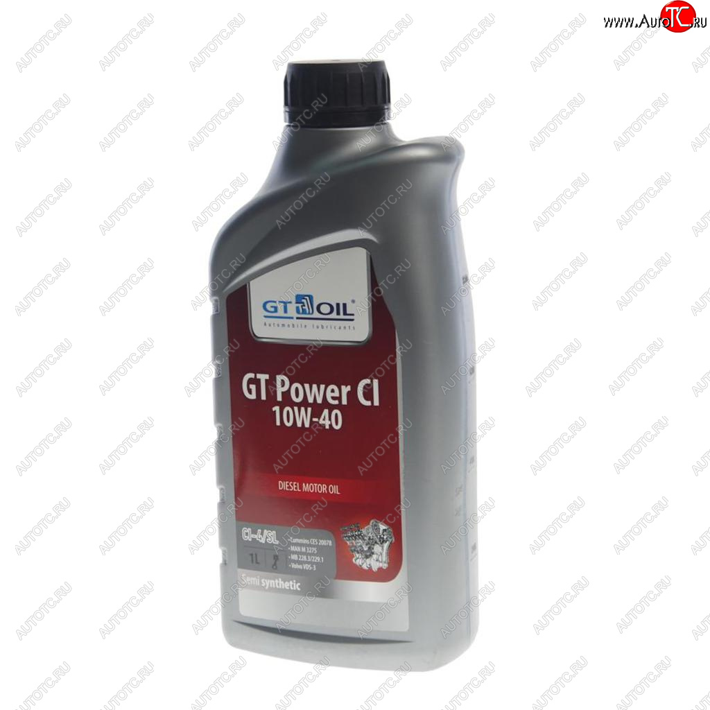 Масло дизельное GT POWER CI CI-4SL 10W40 псинт.1л GT OIL 8809059407851