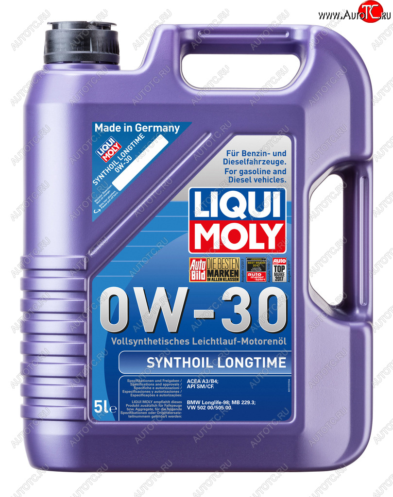 Масло моторное SYNTHOIL LONGTIME 0W30 5л LIQUI MOLY 8977