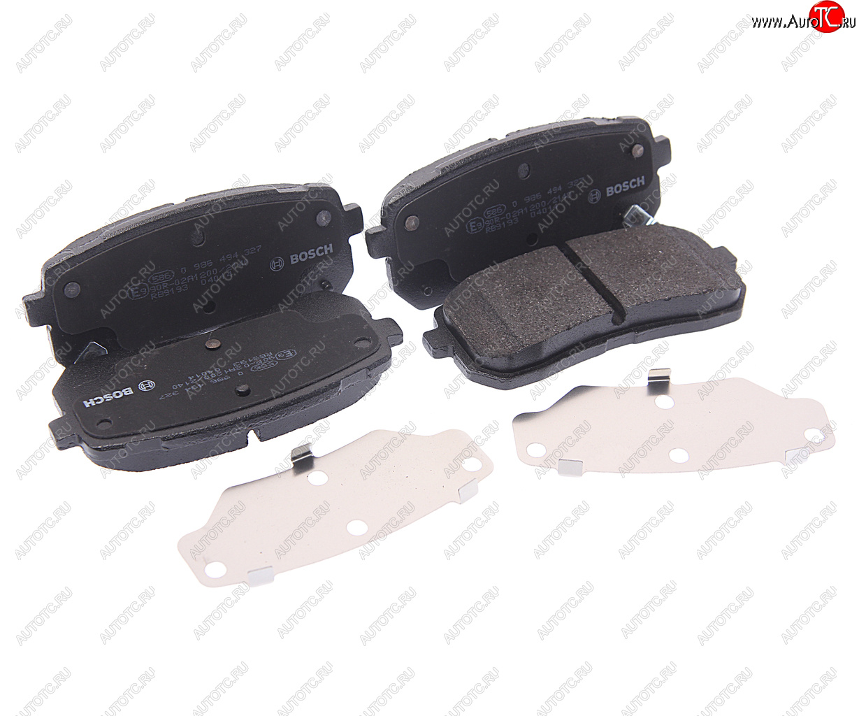 Колодки тормозные HYUNDAI Starex H-1 (07-),ix55 (08-) (3.0) KIA Carnival (06-) задние (4шт.) BOSCH BOSCH 0986494327 0986494327