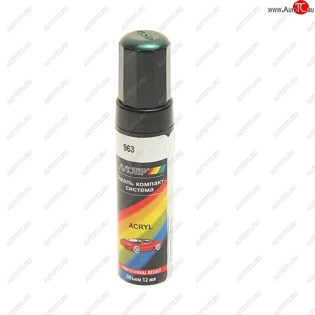 Краска 963 зеленая с кистью 12мл MOTIP 963 me 12ml