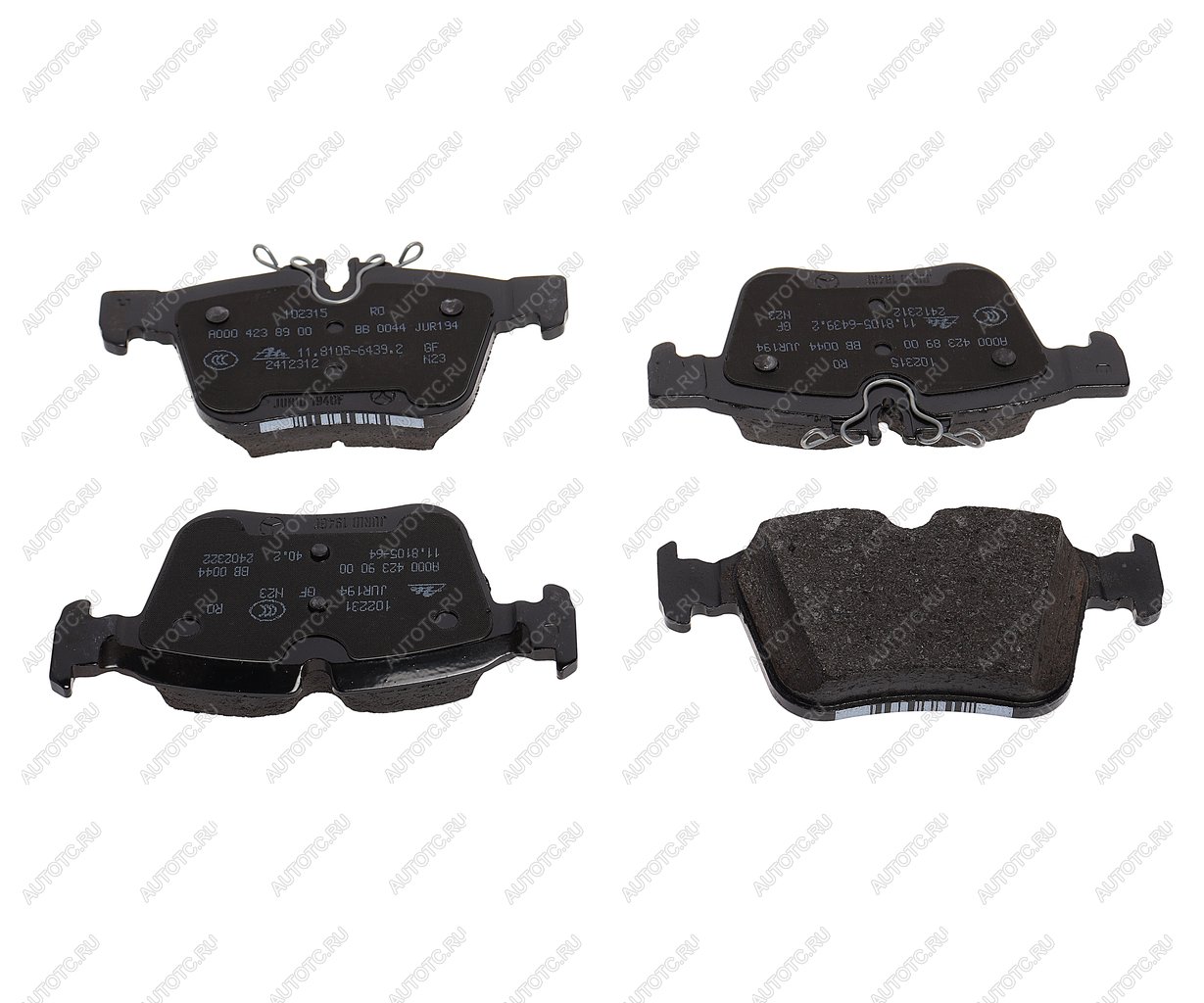 Колодки тормозные MERCEDES C (W205),GLC (W253)задние (4шт.) ОЕ a0004209403