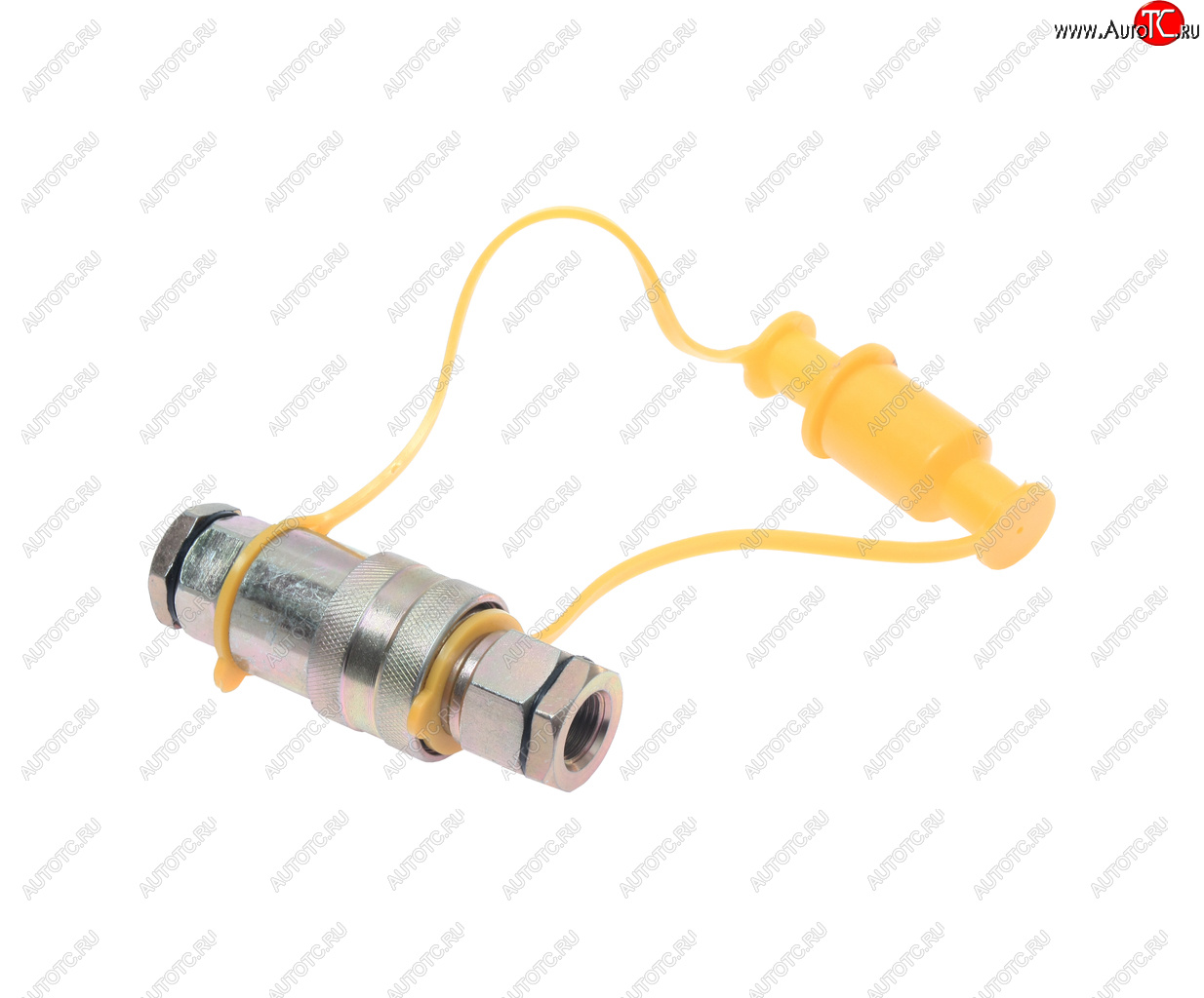 Головка соединительная тормозной системы прицепа 16мм (груз.авто) желтая комплект AT at12380