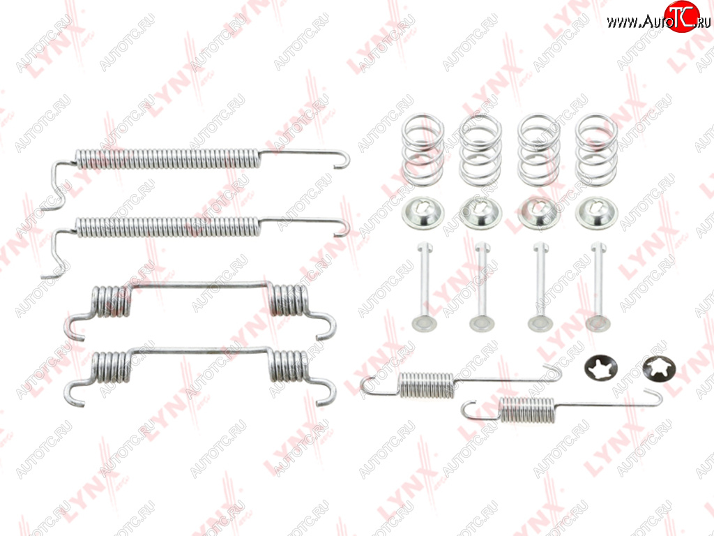 Ремкомплект CHEVROLET Aveo (06-) DAEWOO Nexia колодок тормозных задних барабанных LYNX bc8097