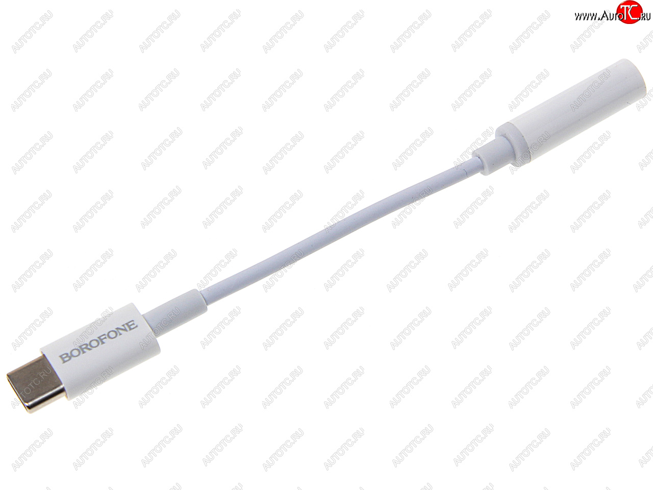 Переходник USB Type C на jack 3.5 белый BOROFONE bv13 white