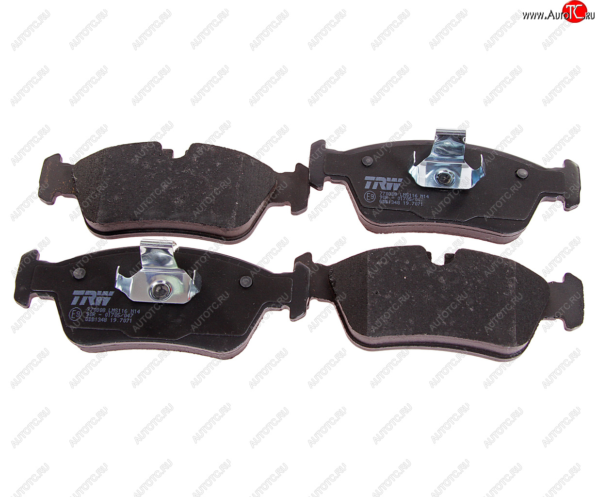 Колодки тормозные BMW E36, E46, Z3, E36, Z4, E85 (98-) передние (4шт.) TRW gdb1348