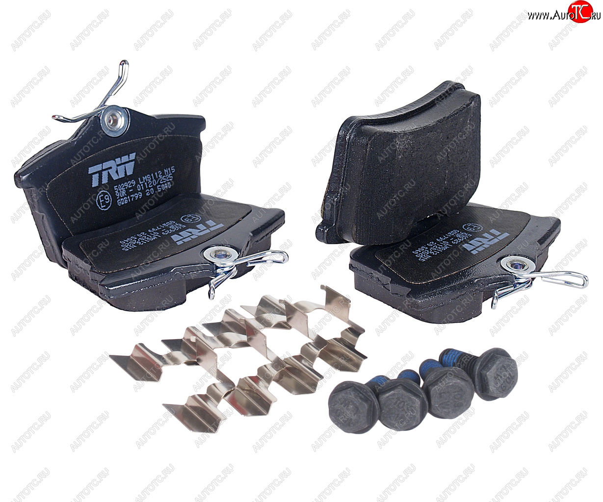 Колодки тормозные PEUGEOT Partner (08-) CITROEN Berlingo (08-) задние (4шт.) TRW gdb1799