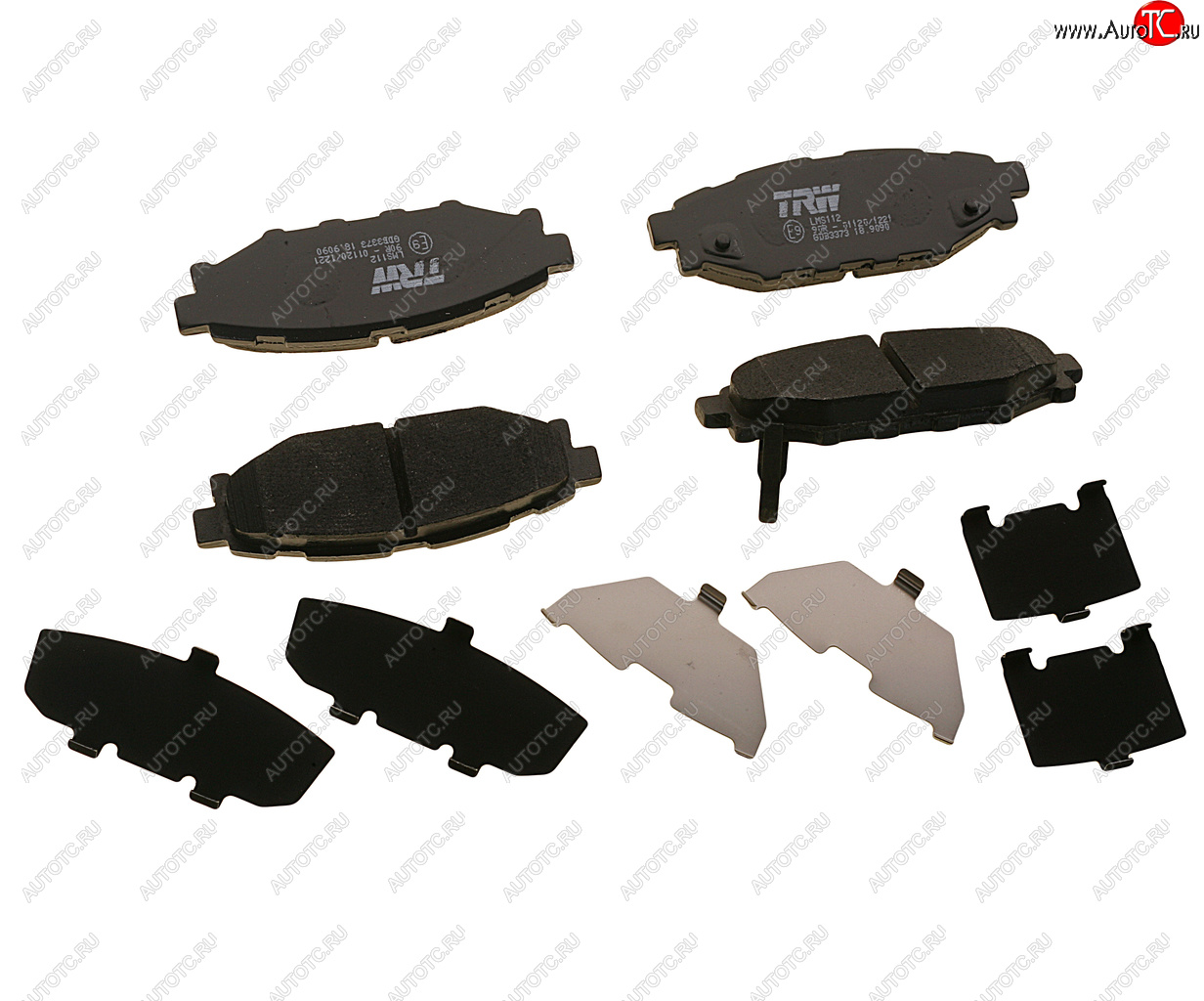 Колодки тормозные SUBARU Forester (08-),Legacy (05-09),Outback (08-) задние (4шт.) TRW gdb3373