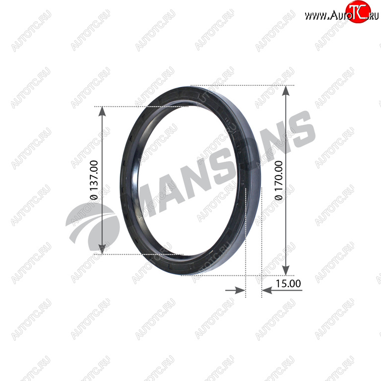 Сальник SCANIA P,G,R,T series оси балансира MANSONS gr361