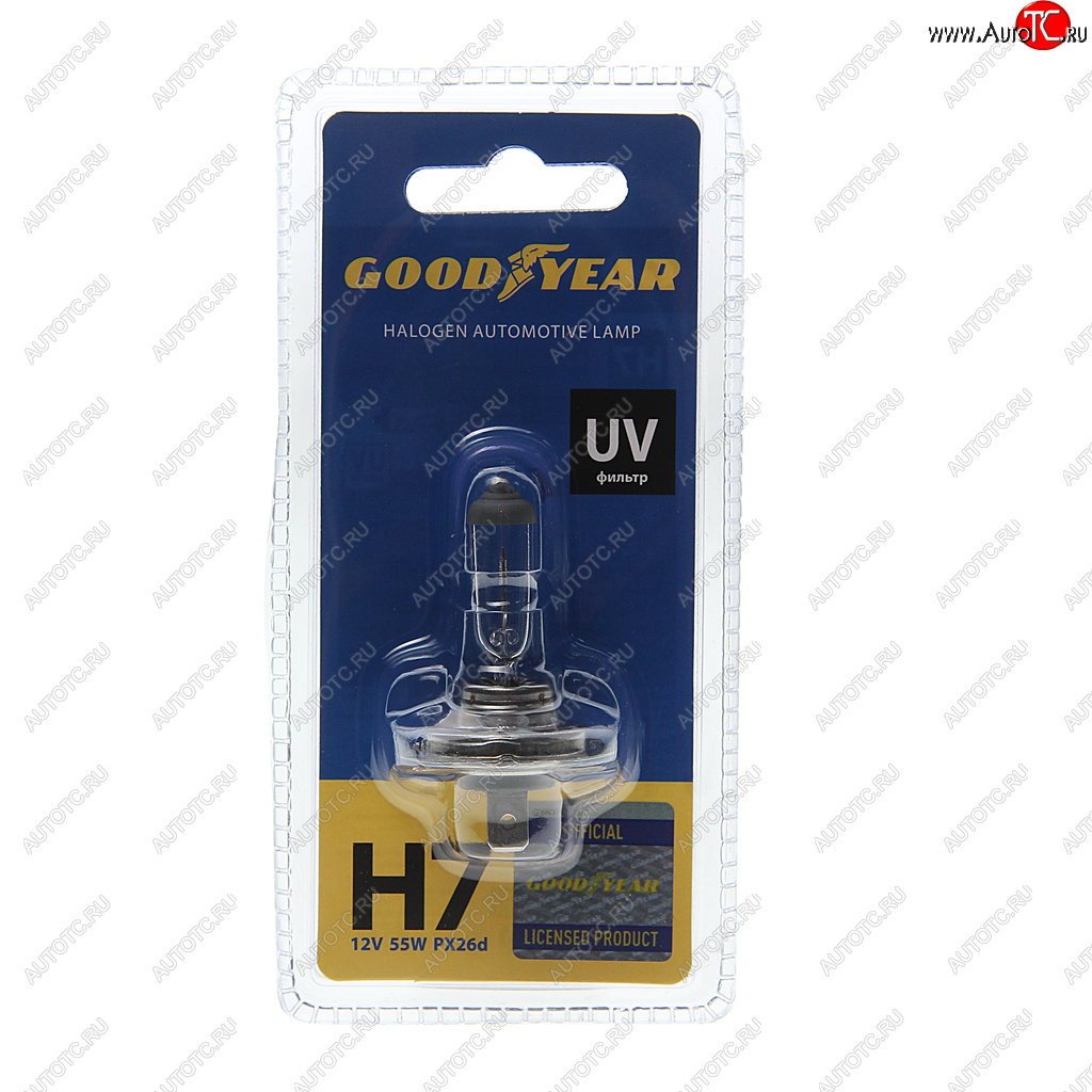 Лампа 12V H7 55W PX26d блистер (1шт.) GOODYEAR GOODYEAR gy017121 gy017121