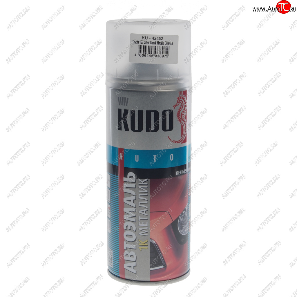 Краска TOYOTA 1E7 Silver Streak Metallic Clearcoat аэрозоль 520мл KUDO ku-42452