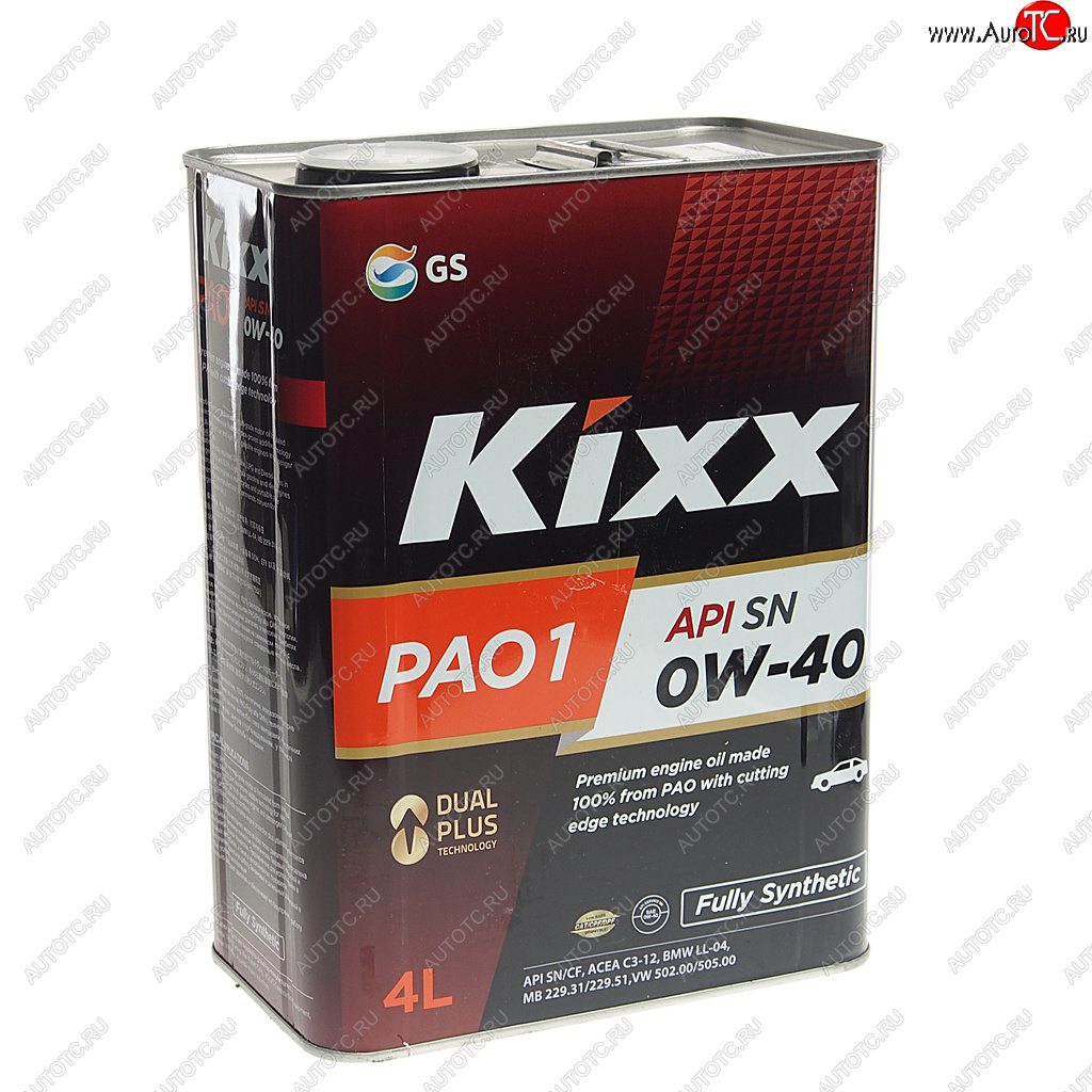 Масло моторное PAO1 C3 0W40 синт.4л KIXX l208444te1