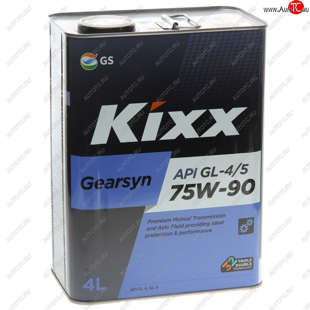 Масло трансмиссионное Gearsyn GL-45 75W90 псинт.4л KIXX l296344te1