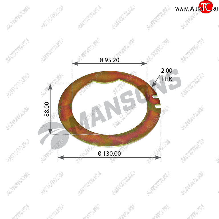 Шайба SCANIA P,G,R,T series балансира стопорная MANSONS lw117