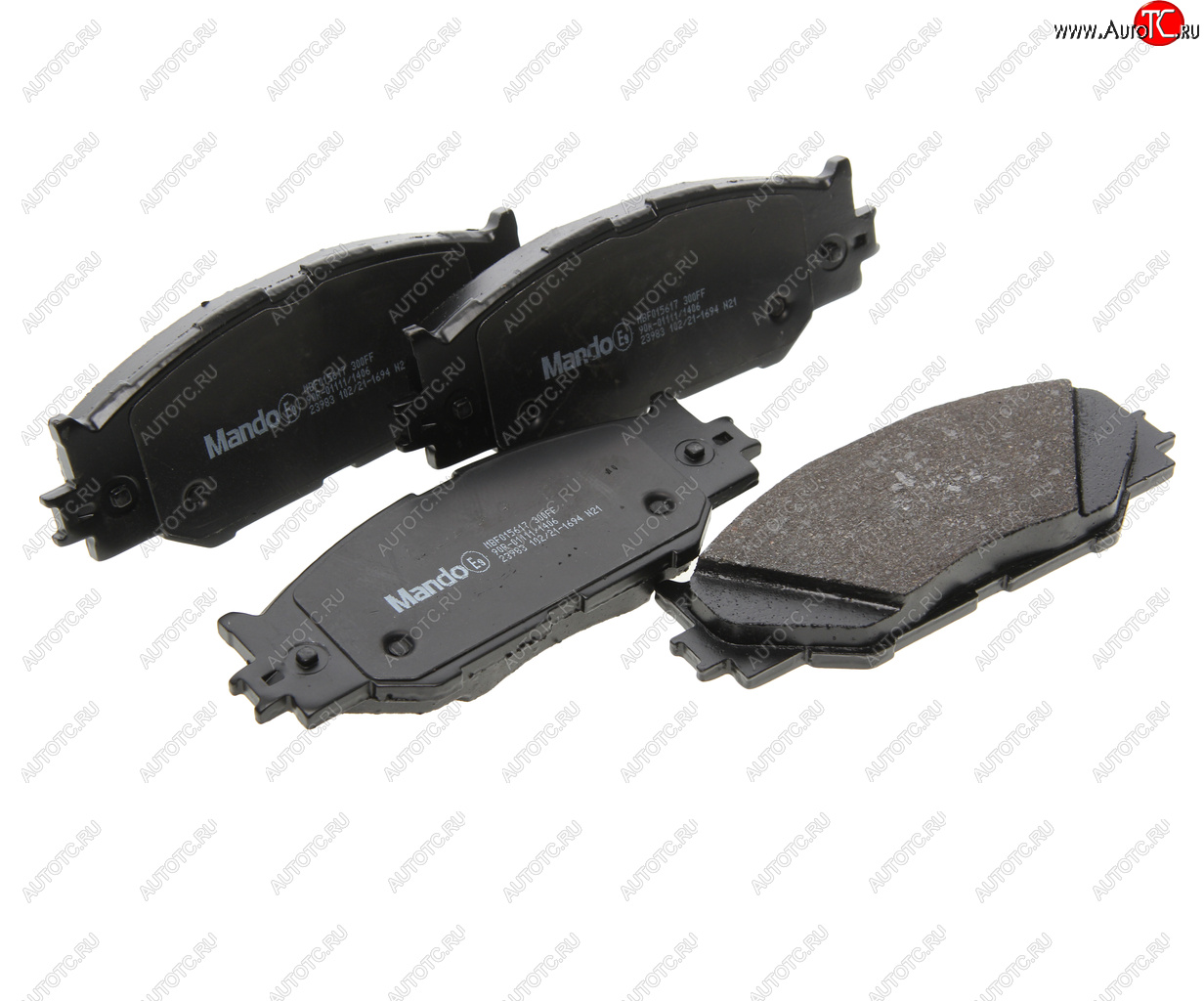 Колодки тормозные LEXUS IS (05-),GS300,GS430,GS450H передние (4шт.) MANDO mbf015617