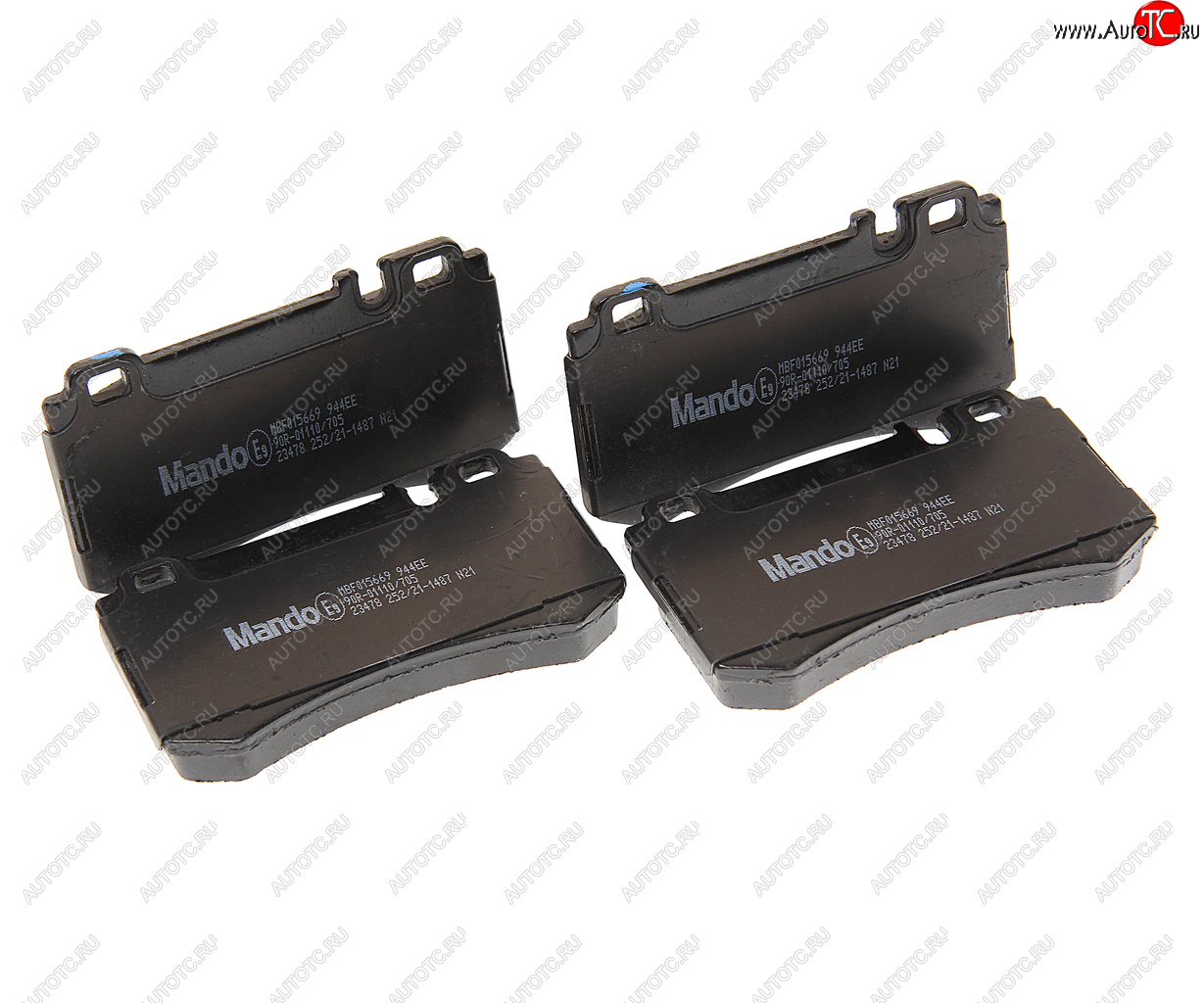 Колодки тормозные MERCEDES C (W202,W203,W209),E (W210) передние (4шт.) MANDO MANDO mbf015669 mbf015669