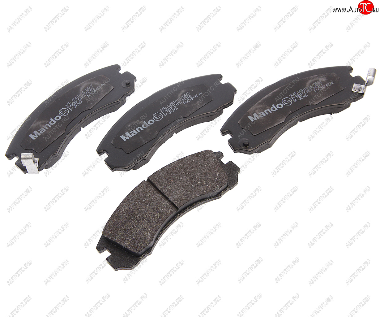 Колодки тормозные MITSUBISHI Outlander (03-),Pajero (00-),Pajero Sport (98-) передние (4шт.) MANDO MANDO mbf015708 mbf015708