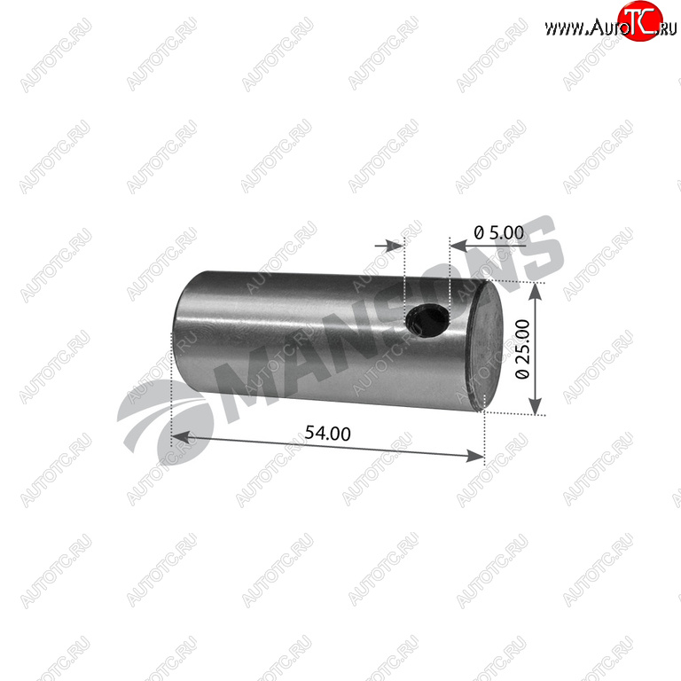 Палец SCANIA колодки тормозной (25х54мм) MANSONS mbp3042