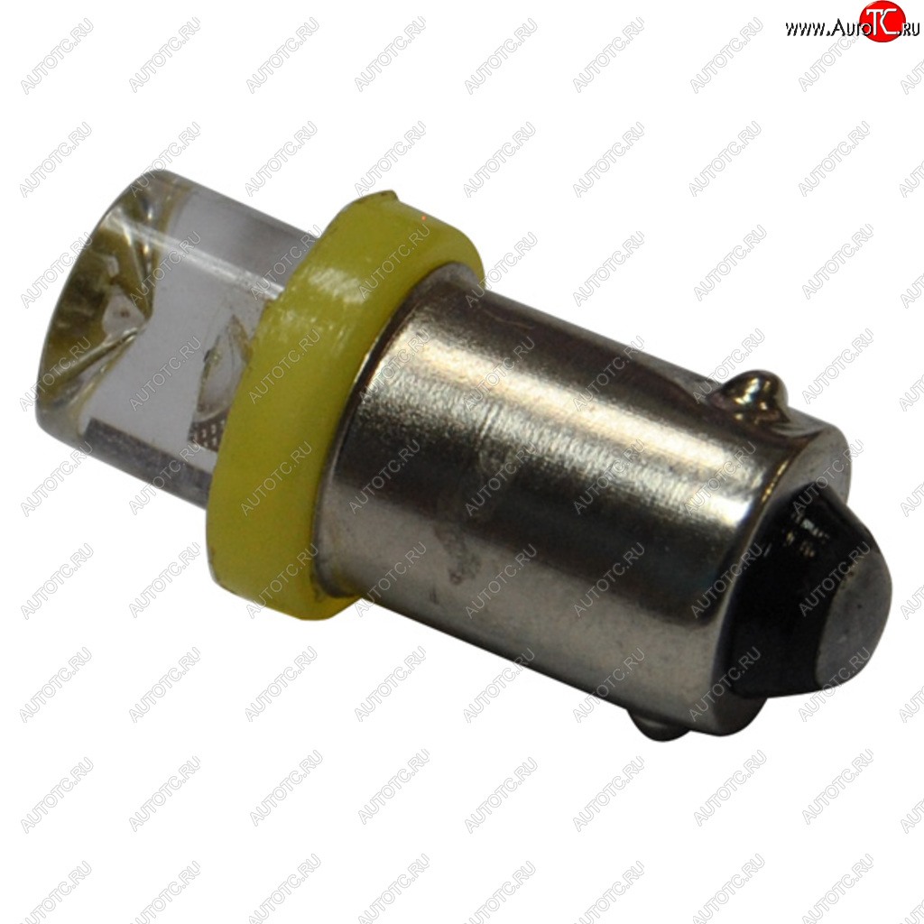 Лампа светодиодная 12V T4W BA9s Cone Yellow MEGA ELECTRIC me-0411y