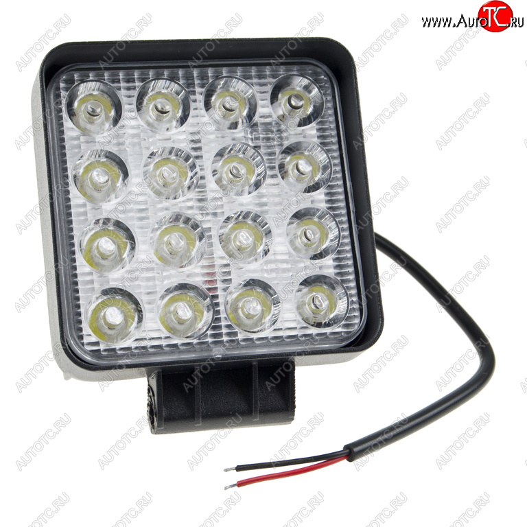 Фара рабочего света 29-48W FLOD 16LED 100х100мм 10-30V mis-2948w flood