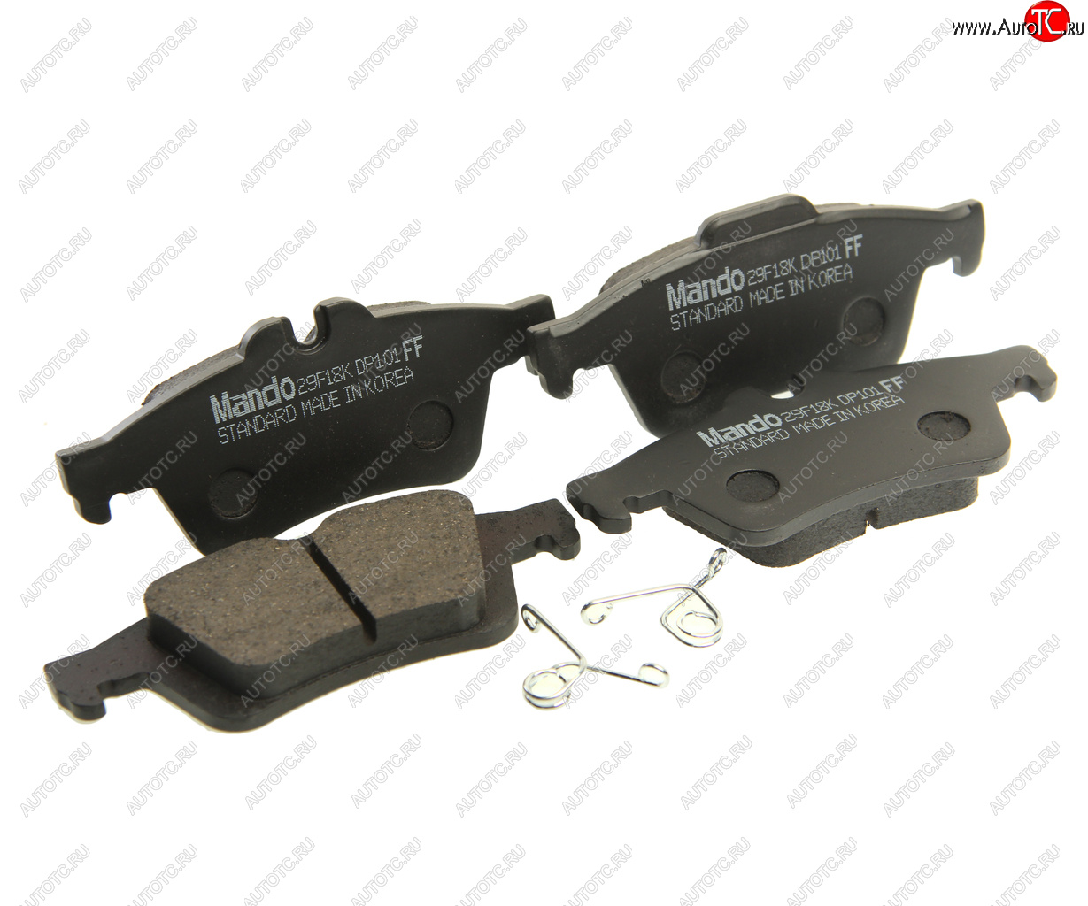 Колодки тормозные FORD Focus 2 MAZDA 3 VOLVO OPEL Vectra C задние (4шт.) MANDO mpa08