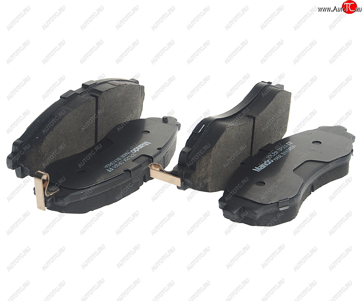 Колодки тормозные DAEWOO Nexia,Nubira CHEVROLET Lacetti (03-) передние (4шт.) MANDO mpd08ns