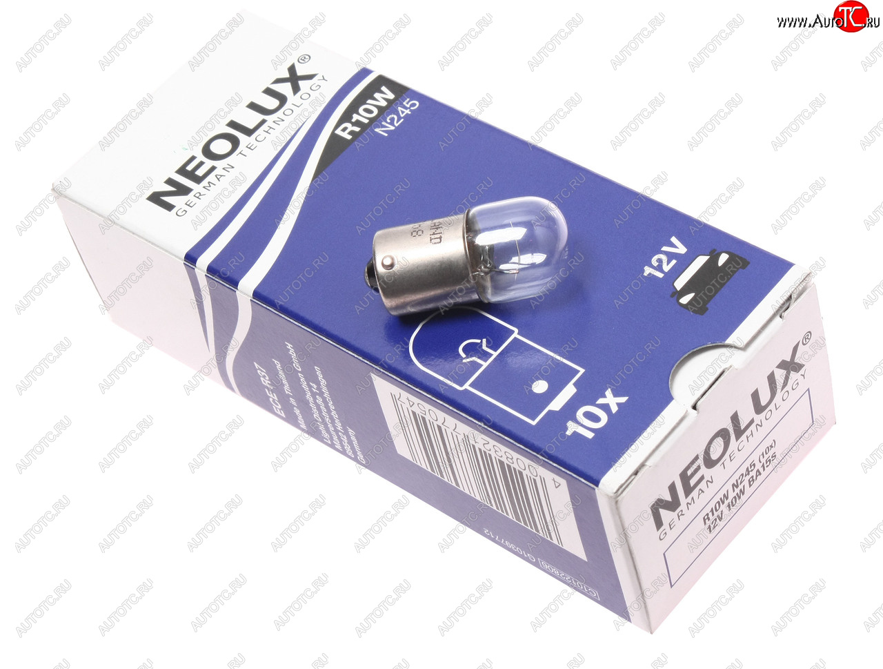 Лампа 12V R10W BA15s 125лм Standard NEOLUX n245