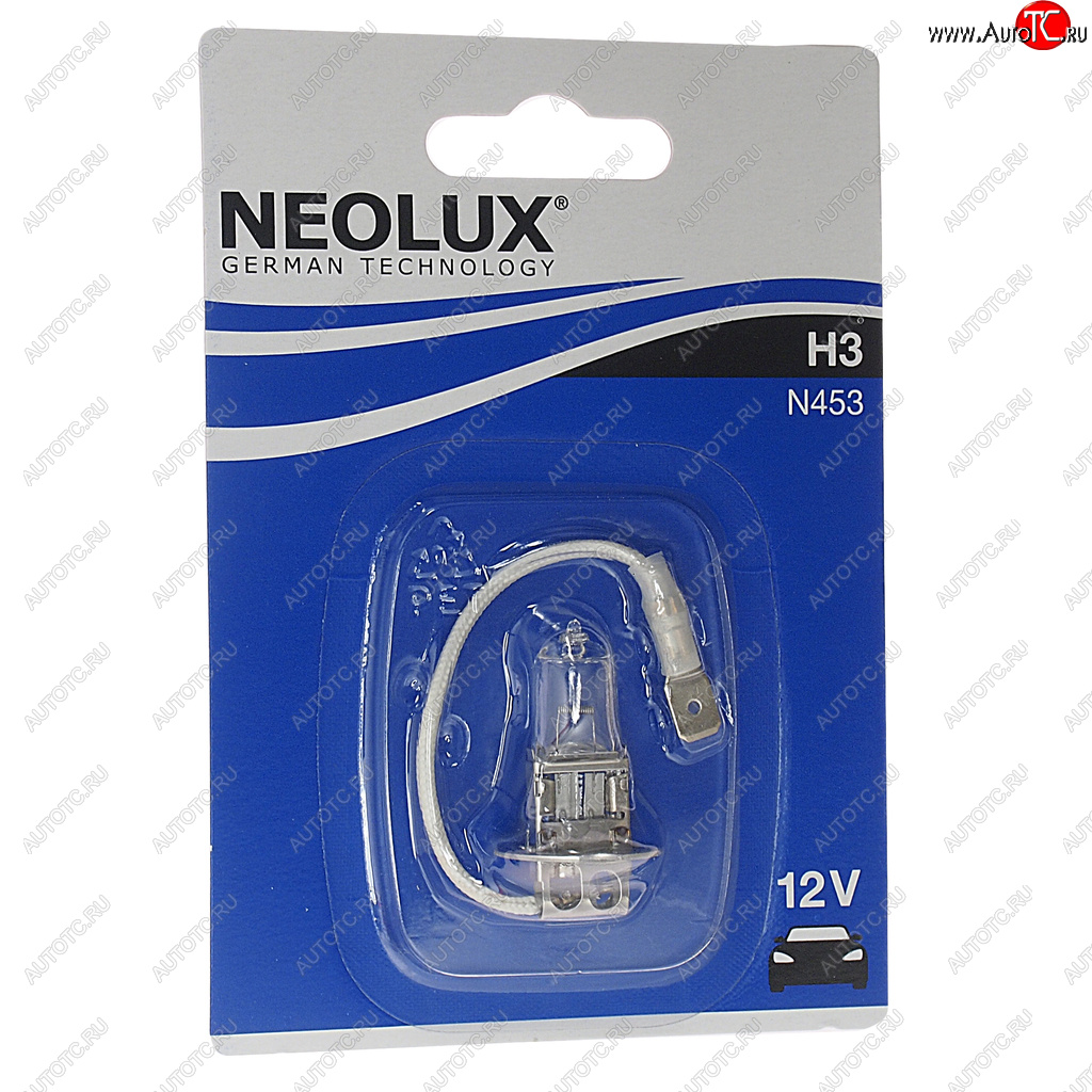 Лампа 12V H3 55W PK22s 3200K 1450лм блистер (1шт.) Standard NEOLUX n453-01b