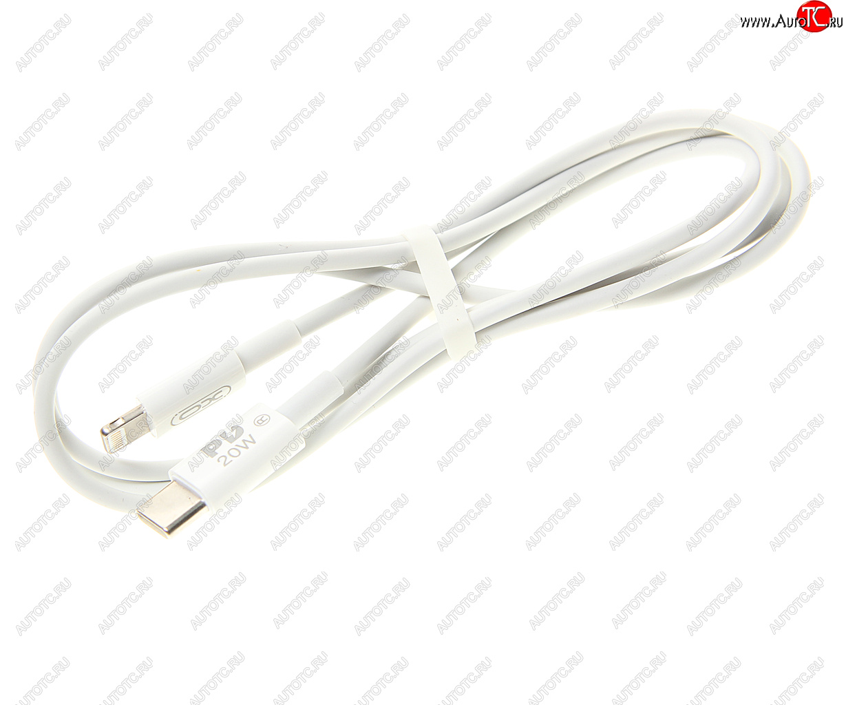 Кабель iPhone (5-)-USB Type C 1м белый XO nb-q189a white