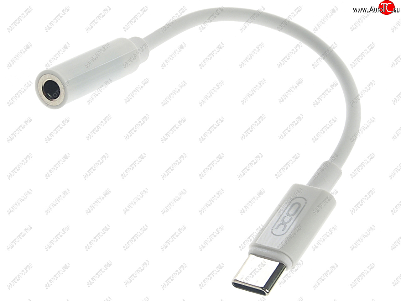 Переходник USB Type C на jack 3.5 белый XO nb-r161 white