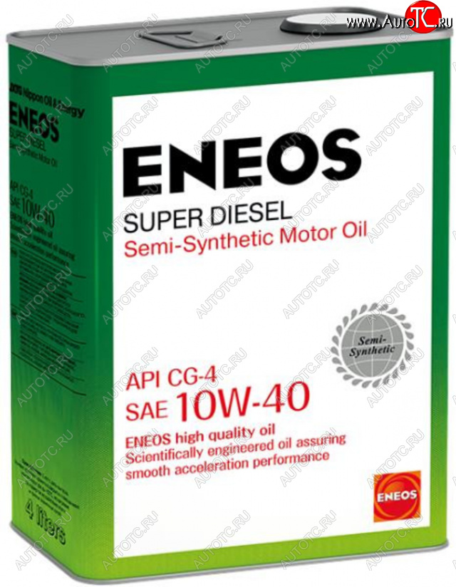 Масло дизельное SUPER DIESEL CG-4 10W40 псинт.4л ENEOS oil1328