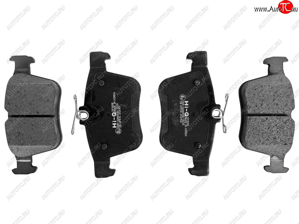 Колодки тормозные VW Golf 7 AUDI A3 (12-),TT (14-) задние (4шт.) SANGSIN sp1998