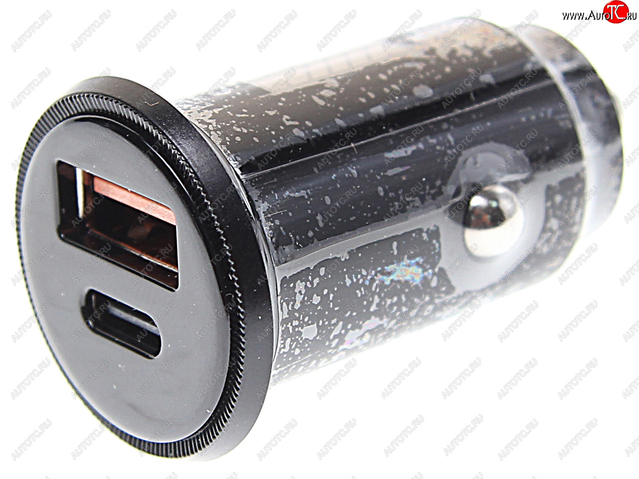 Устройство зарядное в прикуриватель 1USB + 1 Type C 12V Quick Charge WIIIX ucc-2-40