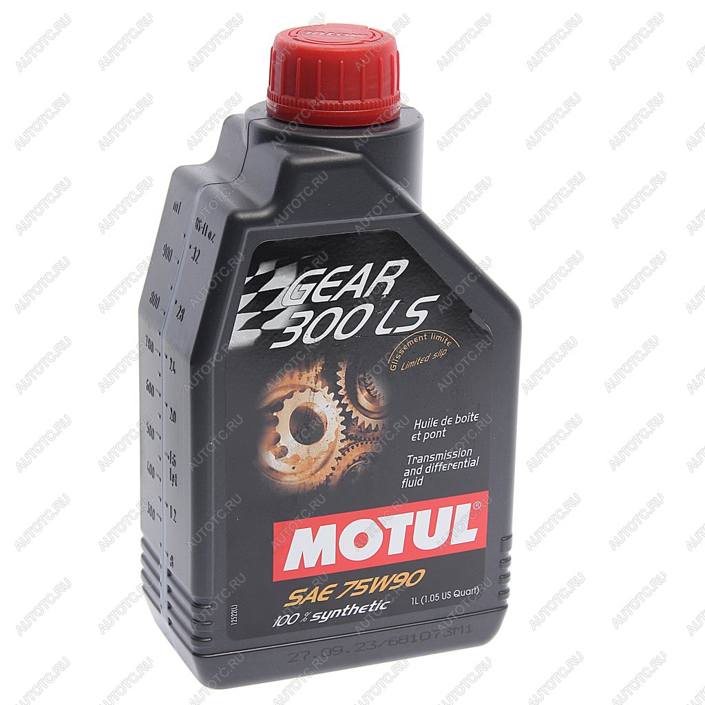 Масло трансмиссионное GEAR 300 LS 75W90 синт.1л MOTUL 105778