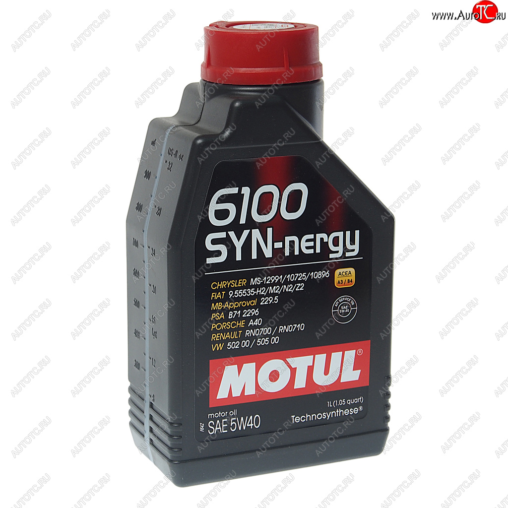 Масло моторное 6100 SYNERGIE 5W40 псинт.1л MOTUL 111689