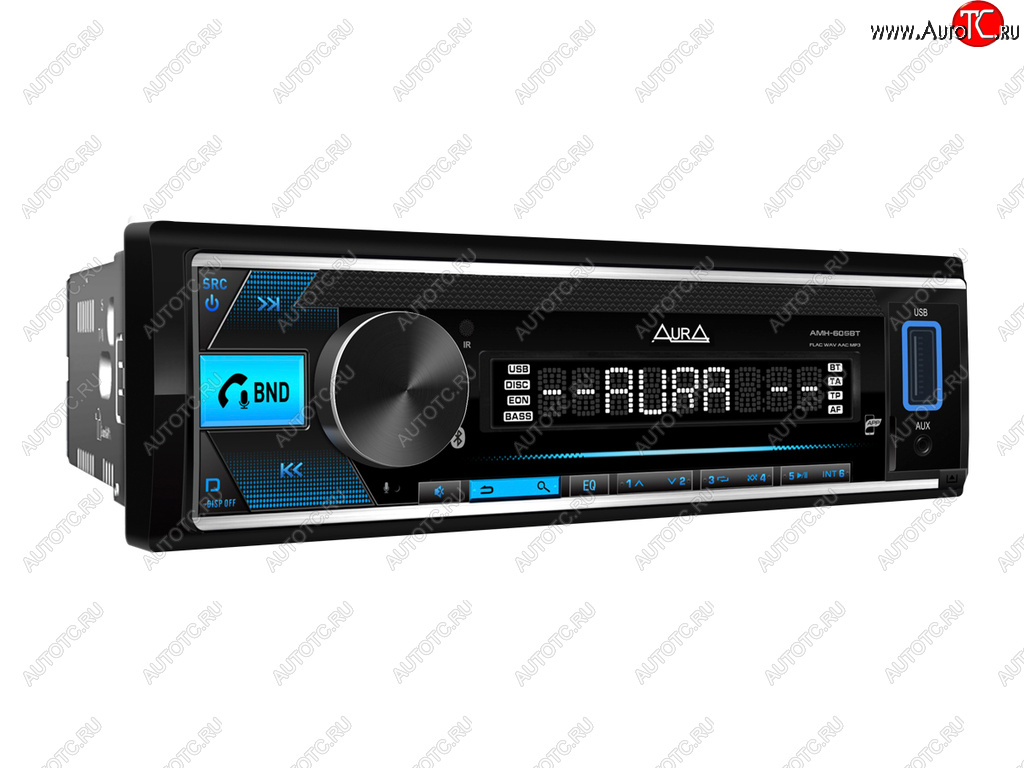 Магнитола автомобильная 1DIN AURA AURA amh-605bt amh-605bt