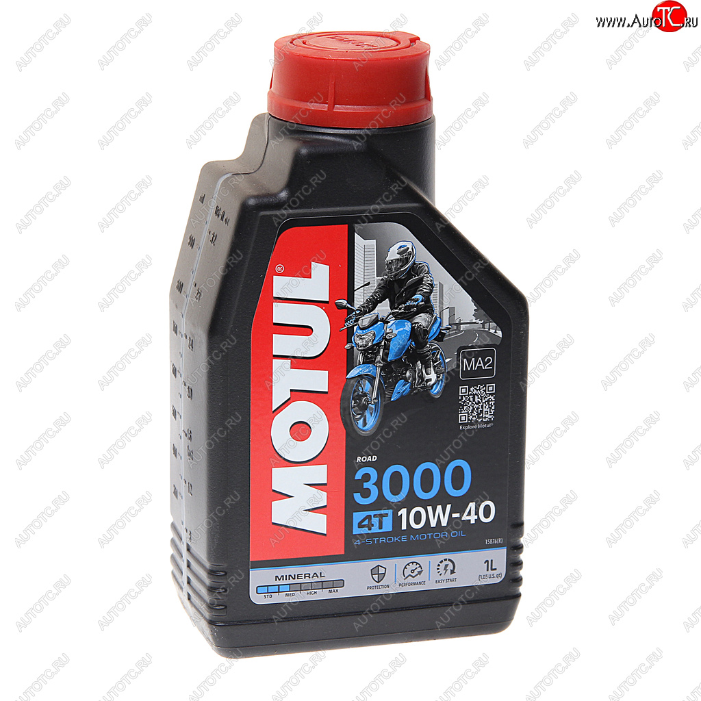 Масло моторное для 4-х тактных двигателей 3000 10W40 мин.1л MOTUL 107672