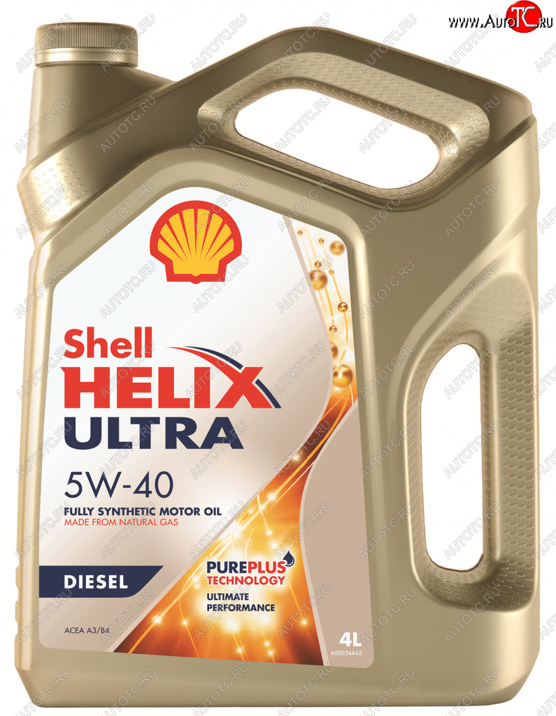 Масло дизельное HELIX DIESEL ULTRA 5W40 синт.4л SHELL SHELL 550046371 550046371