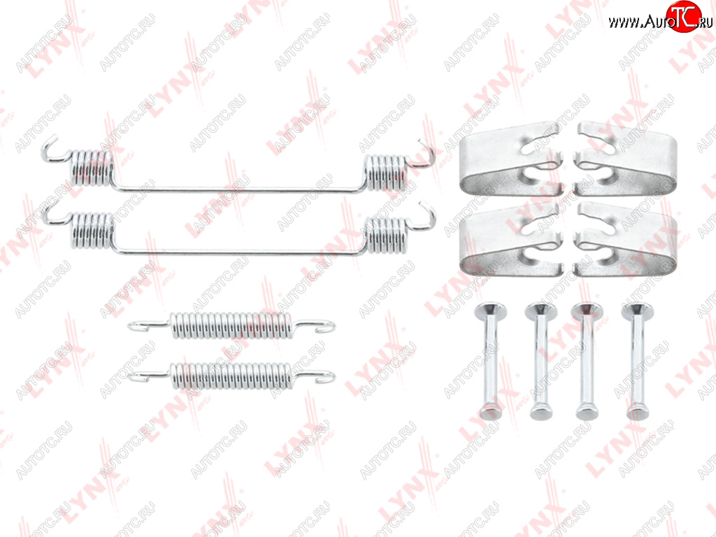 Ремкомплект NISSAN Micra (02-10) колодок тормозных задних LYNX LYNX bc8084 bc8084