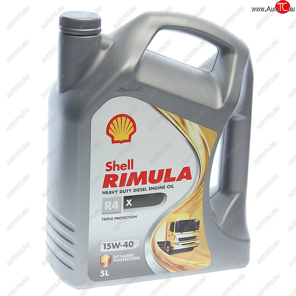 Масло дизельное RIMULA R4Х 15W40 E5E7CI-4 мин.5л SHELL 550055173