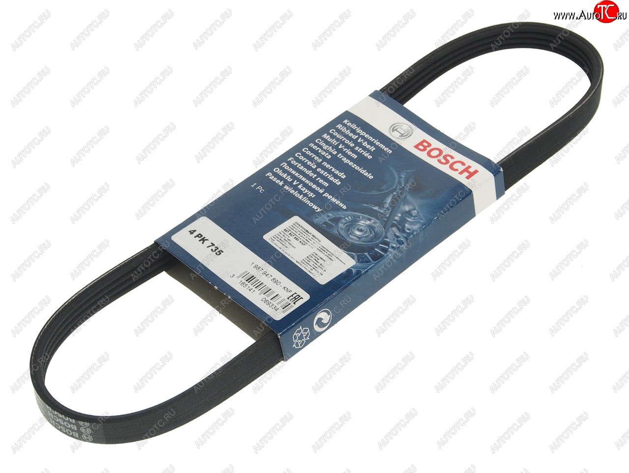 Ремень приводной поликлиновой 4PK735 BOSCH BOSCH 1987947890 1987947890