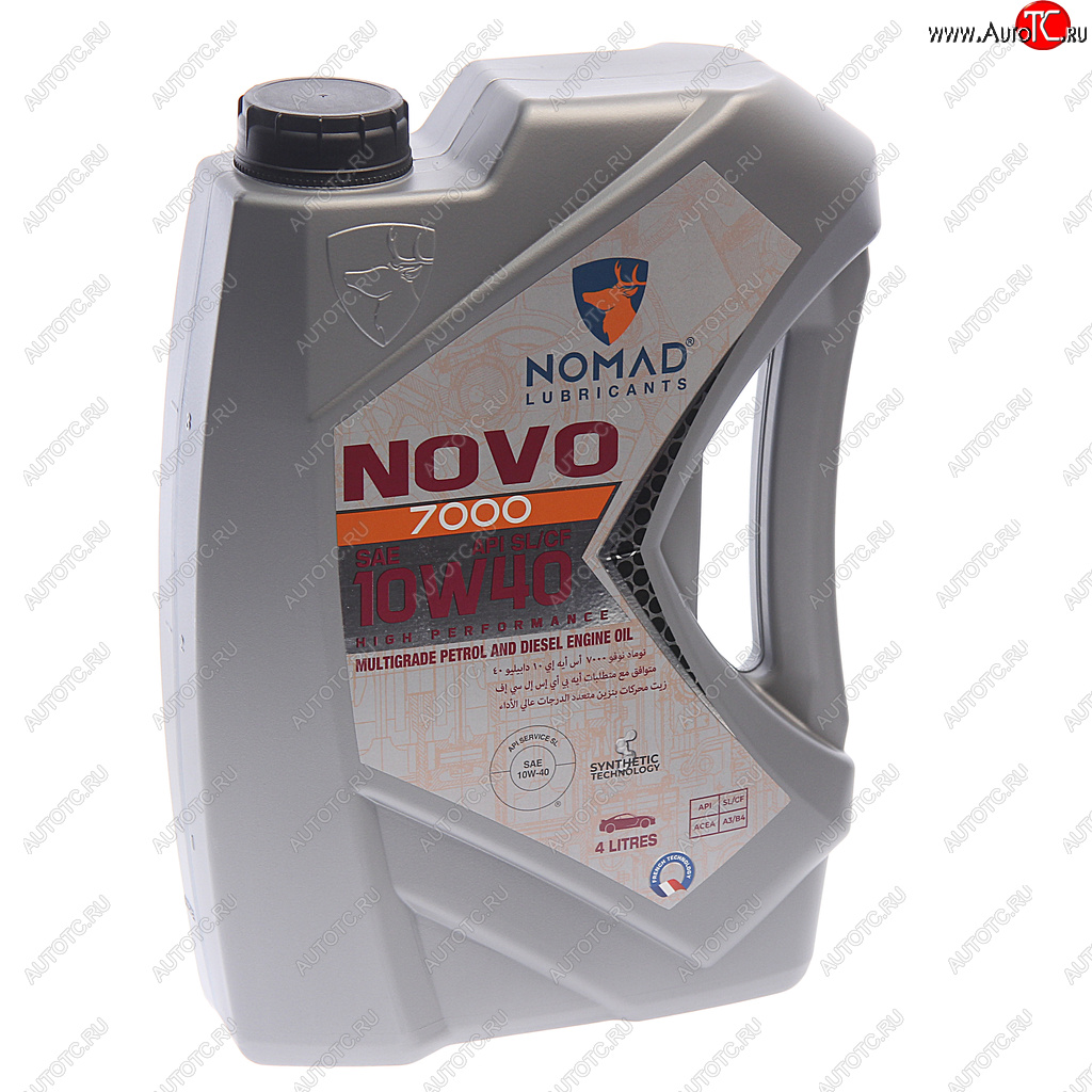 Масло моторное NOVO 7000 SLCF 10W40 псинт.4л NOMAD 6297001279557