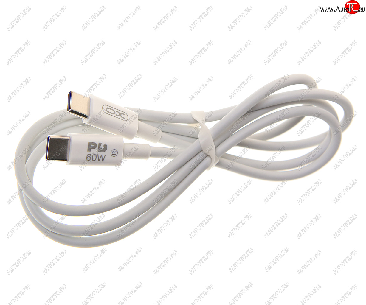 Кабель USB Type C-USB Type C 1м белый XO nb-q190a white