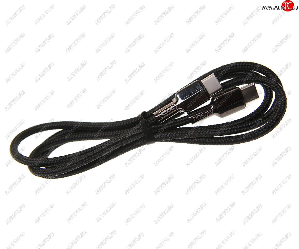 Кабель USB Type C-USB Type C 1м черный XO nb183b black