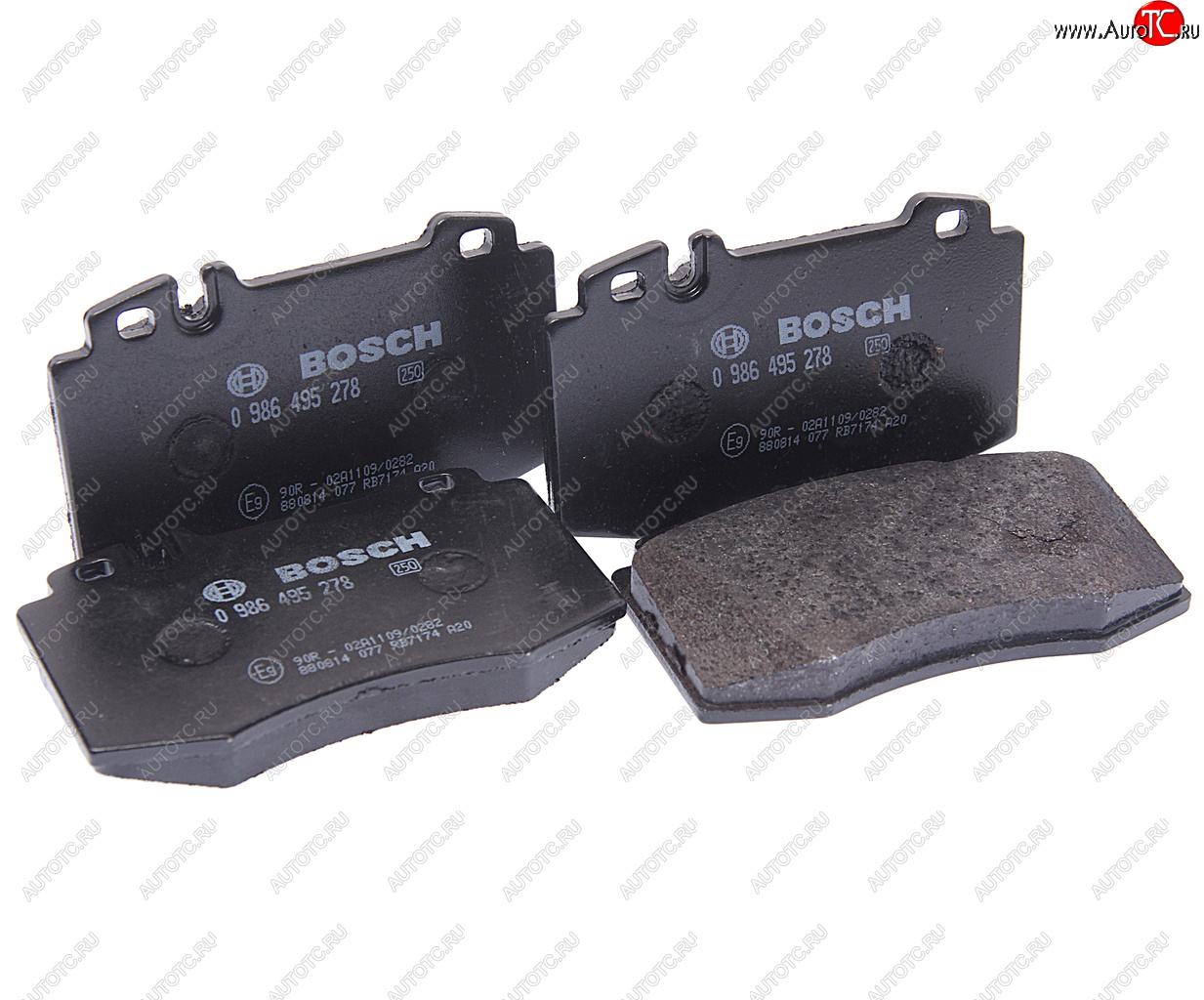 Колодки тормозные MERCEDES E (W211) (02-09),S (W220) (98-05) передние (4шт.) BOSCH 0986495278