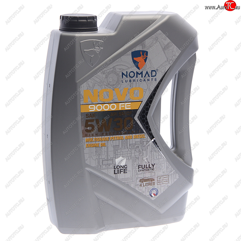 Масло моторное NOVO 9000 FE 5W30 синт.4л NOMAD 6290360905808